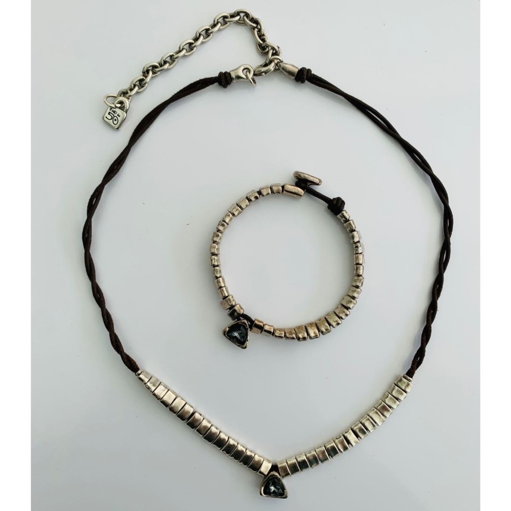 UNO de 50 necklace + bracelet set